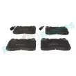 Jeu de 4 plaquettes de frein avant RAP BRAKES R-P0531 - Visuel 1