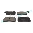 Jeu de 4 plaquettes de frein avant RAP BRAKES R-P0531 - Visuel 2
