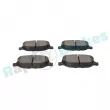 Jeu de 4 plaquettes de frein arrière RAP BRAKES R-P0532 - Visuel 3