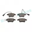 Jeu de 4 plaquettes de frein avant RAP BRAKES R-P0533 - Visuel 3