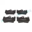 Jeu de 4 plaquettes de frein arrière RAP BRAKES R-P0535 - Visuel 1