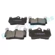 Jeu de 4 plaquettes de frein arrière RAP BRAKES R-P0535 - Visuel 2