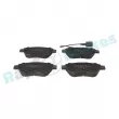 Jeu de 4 plaquettes de frein avant RAP BRAKES R-P0536 - Visuel 1