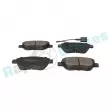 Jeu de 4 plaquettes de frein avant RAP BRAKES R-P0536 - Visuel 2