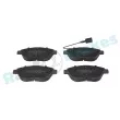 Jeu de 4 plaquettes de frein avant RAP BRAKES R-P0537 - Visuel 1