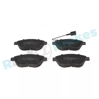 Jeu de 4 plaquettes de frein avant RAP BRAKES R-P0537