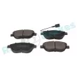 Jeu de 4 plaquettes de frein avant RAP BRAKES R-P0537 - Visuel 2