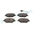 Jeu de 4 plaquettes de frein avant RAP BRAKES R-P0537 - Visuel 3