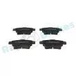 Jeu de 4 plaquettes de frein arrière RAP BRAKES R-P0538 - Visuel 1