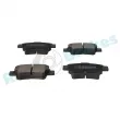 Jeu de 4 plaquettes de frein arrière RAP BRAKES R-P0538 - Visuel 2