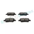 Jeu de 4 plaquettes de frein arrière RAP BRAKES R-P0538 - Visuel 3