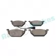 Jeu de 4 plaquettes de frein avant RAP BRAKES R-P0539 - Visuel 3
