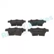 Jeu de 4 plaquettes de frein arrière RAP BRAKES R-P0545 - Visuel 1