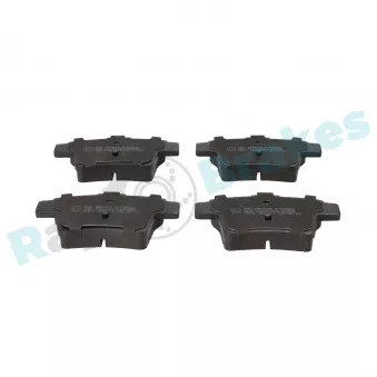 Jeu de 4 plaquettes de frein arrière RAP BRAKES R-P0545