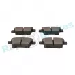 Jeu de 4 plaquettes de frein arrière RAP BRAKES R-P0545 - Visuel 3