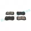 Jeu de 4 plaquettes de frein avant RAP BRAKES R-P0547 - Visuel 2