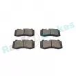 Jeu de 4 plaquettes de frein avant RAP BRAKES R-P0547 - Visuel 3