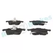 Jeu de 4 plaquettes de frein avant RAP BRAKES R-P0548 - Visuel 1