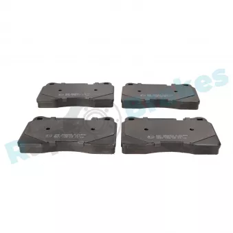 Jeu de 4 plaquettes de frein avant RAP BRAKES R-P0550