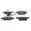 Jeu de 4 plaquettes de frein arrière RAP BRAKES R-P0551 - Visuel 2