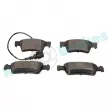 Jeu de 4 plaquettes de frein arrière RAP BRAKES R-P0551 - Visuel 3