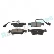 Jeu de 4 plaquettes de frein arrière RAP BRAKES R-P0552 - Visuel 2