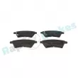 Jeu de 4 plaquettes de frein avant RAP BRAKES R-P0553 - Visuel 1