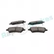 Jeu de 4 plaquettes de frein avant RAP BRAKES R-P0553 - Visuel 3