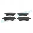 Jeu de 4 plaquettes de frein avant RAP BRAKES R-P0556 - Visuel 1