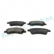 Jeu de 4 plaquettes de frein avant RAP BRAKES R-P0556 - Visuel 2