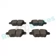 Jeu de 4 plaquettes de frein arrière RAP BRAKES R-P0557 - Visuel 3