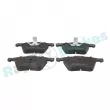 Jeu de 4 plaquettes de frein avant RAP BRAKES R-P0563 - Visuel 1