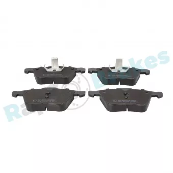 Jeu de 4 plaquettes de frein avant RAP BRAKES R-P0563