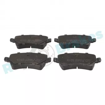 Jeu de 4 plaquettes de frein arrière RAP BRAKES R-P0564