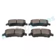 Jeu de 4 plaquettes de frein arrière RAP BRAKES R-P0564 - Visuel 3