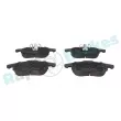 Jeu de 4 plaquettes de frein avant RAP BRAKES R-P0565 - Visuel 1