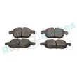 Jeu de 4 plaquettes de frein avant RAP BRAKES R-P0565 - Visuel 3