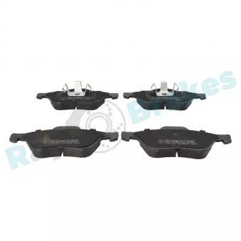Jeu de 4 plaquettes de frein avant RAP BRAKES R-P0566