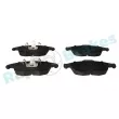 Jeu de 4 plaquettes de frein avant RAP BRAKES R-P0570 - Visuel 1