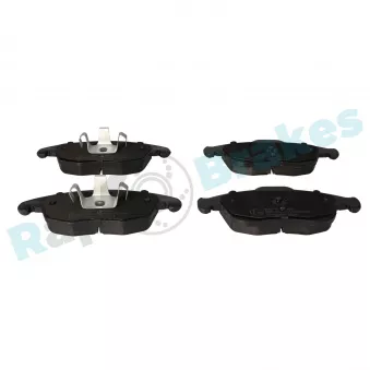 Jeu de 4 plaquettes de frein avant RAP BRAKES R-P0570