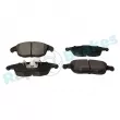 Jeu de 4 plaquettes de frein avant RAP BRAKES R-P0570 - Visuel 2