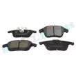 Jeu de 4 plaquettes de frein avant RAP BRAKES R-P0571 - Visuel 2