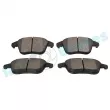 Jeu de 4 plaquettes de frein avant RAP BRAKES R-P0571 - Visuel 3