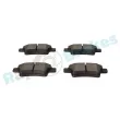 Jeu de 4 plaquettes de frein arrière RAP BRAKES R-P0572 - Visuel 3