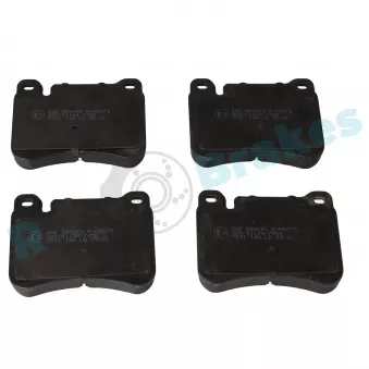 Jeu de 4 plaquettes de frein avant RAP BRAKES R-P0573