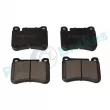Jeu de 4 plaquettes de frein avant RAP BRAKES R-P0573 - Visuel 2