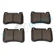 Jeu de 4 plaquettes de frein avant RAP BRAKES R-P0573 - Visuel 3