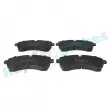 Jeu de 4 plaquettes de frein avant RAP BRAKES R-P0576 - Visuel 1