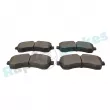 Jeu de 4 plaquettes de frein avant RAP BRAKES R-P0576 - Visuel 3