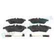 Jeu de 4 plaquettes de frein arrière RAP BRAKES R-P0577 - Visuel 1